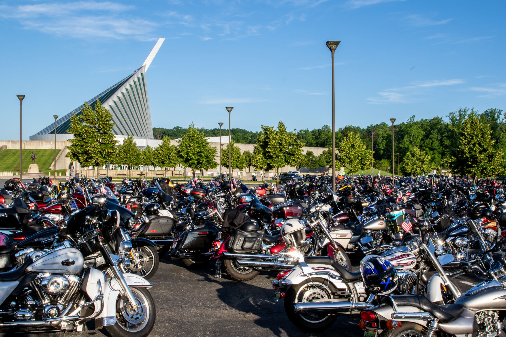 Rolling Thunder 2019 Marine Corps Museum bikes